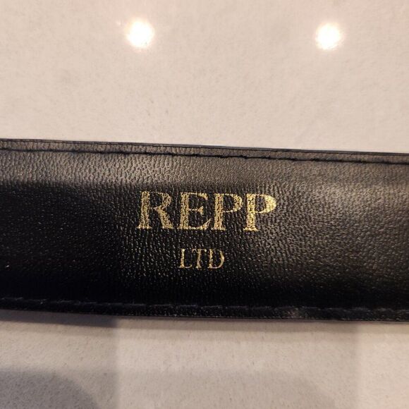 Repp LTD genuine eelskin belt. Size 48 - Picture 3 of 5